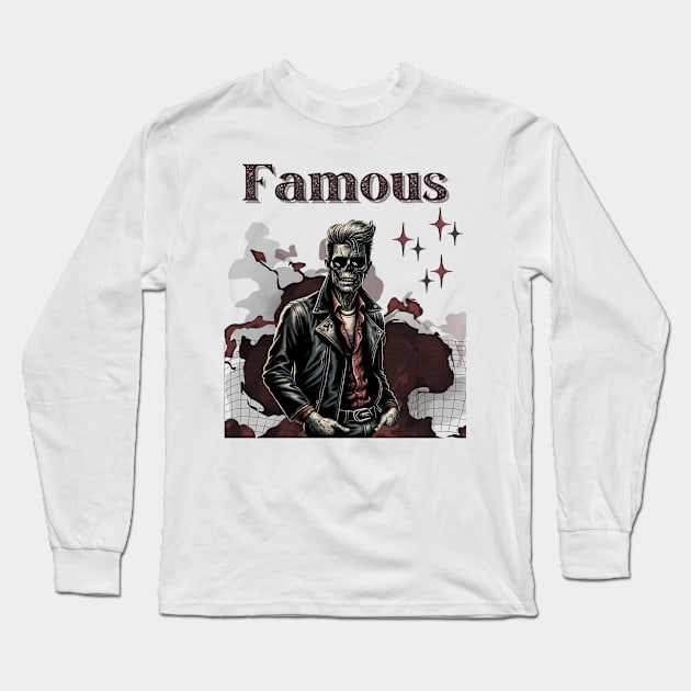 Famous Monster Long Sleeve T-Shirt by mieeewoArt